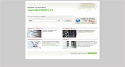 Desktop Screenshot of debolsillo.es